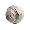 Муфта комбинированная EVER PLAST АТ 012 25 02 00 Дн25х3/4″ Ру25, разъемная, под приварку / внутренняя резьба, материал - полипропилен, цвет - белый Муфта комбинированная EVER PLAST АТ 012 25 02 00 Дн25х3/4″ Ру25, разъемная, под приварку / внутренняя резьба, материал - полипропилен, цвет - белый
